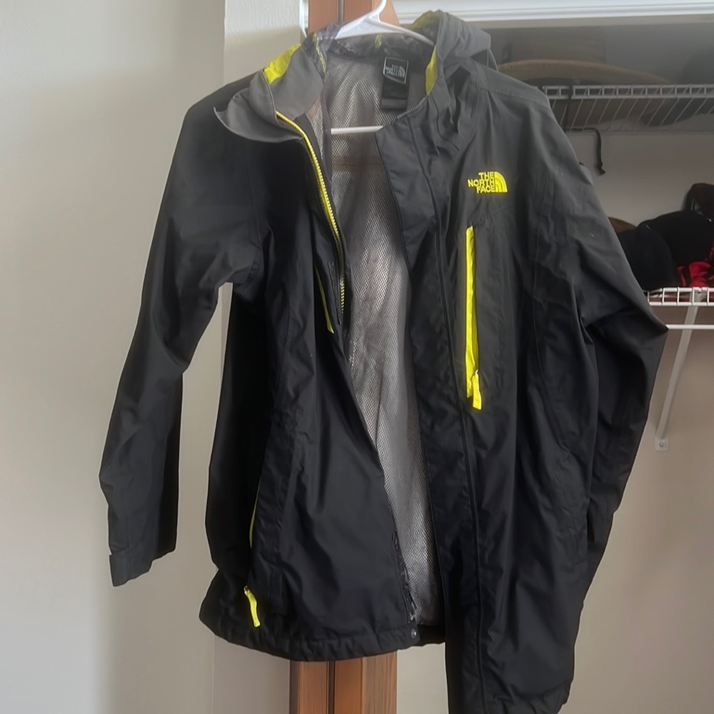North face rain coat